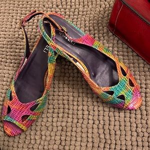 New Vaneli leather shoes, size 7 1/2